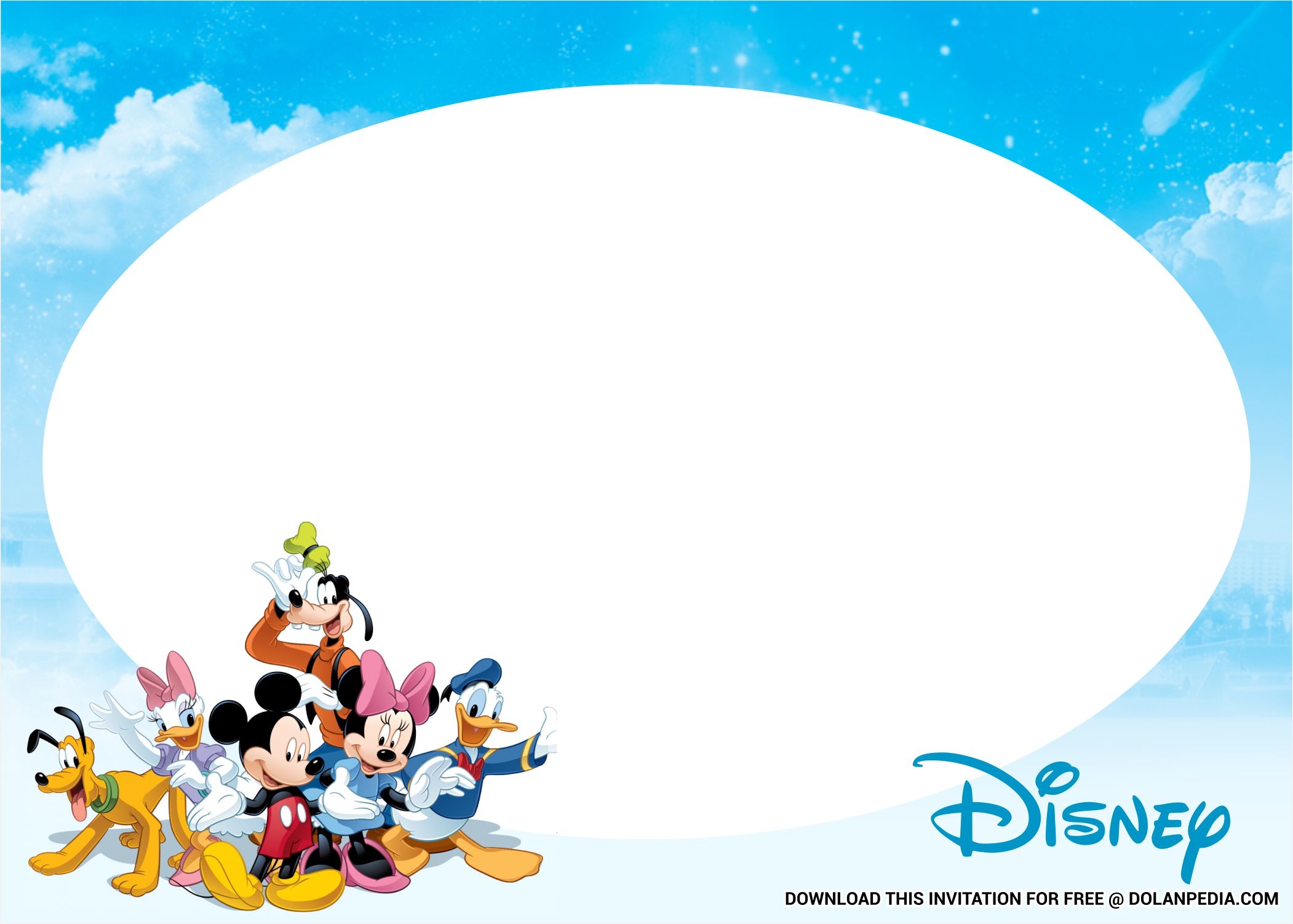 Disney Invitation Templates Free Download