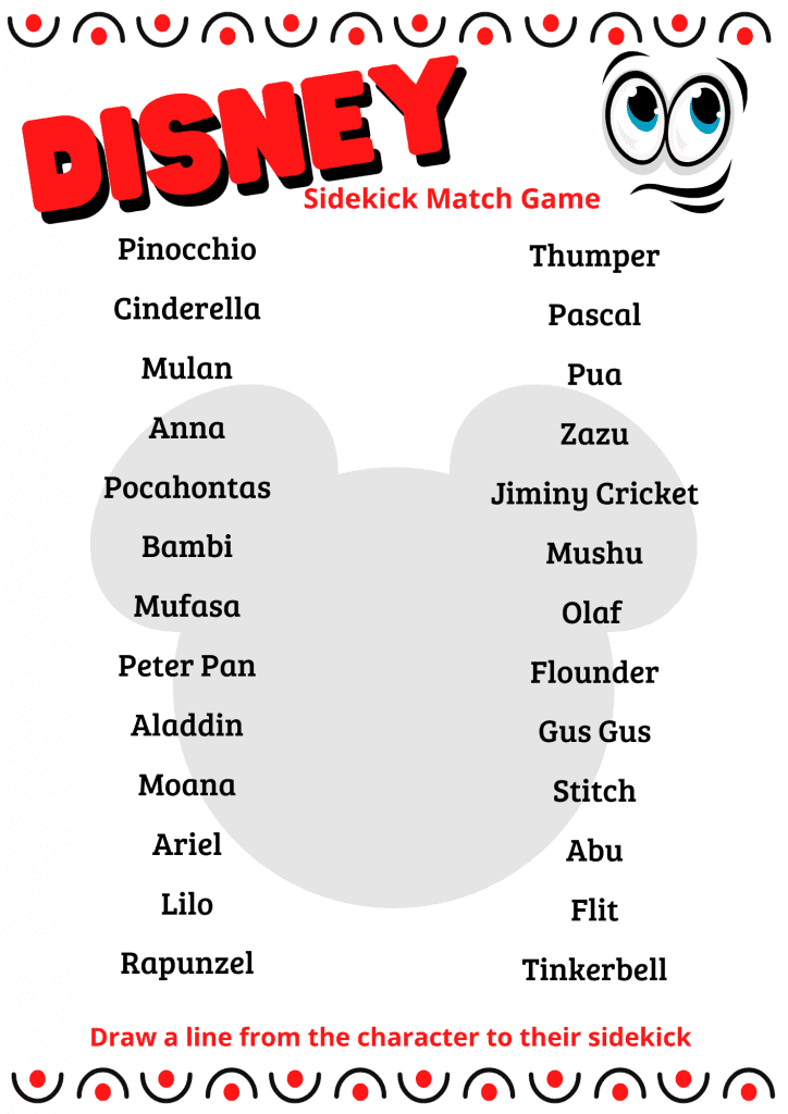 Disney Printables Disney Trivia For Kids Emma And 3