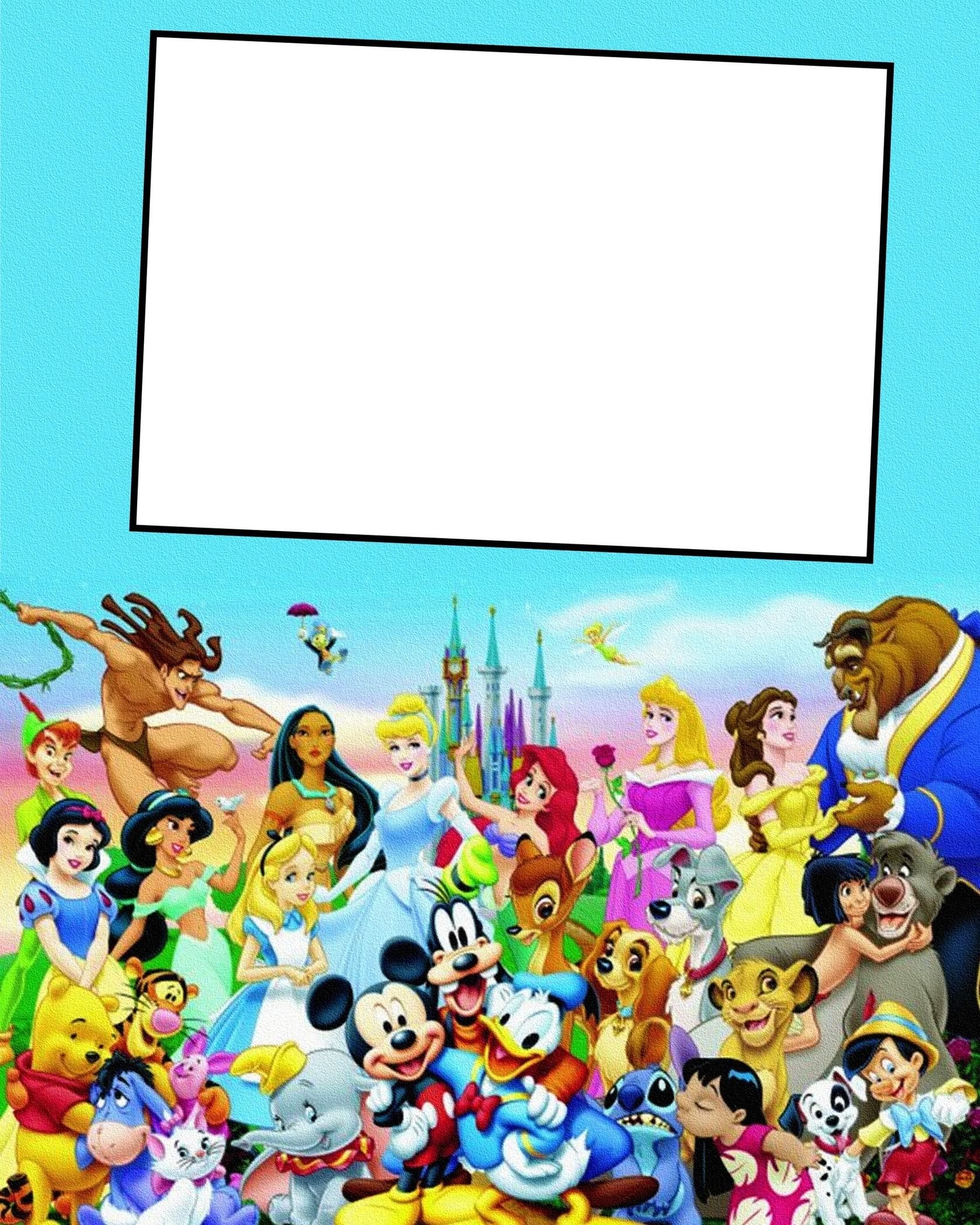 Disneyland Invitation Template Free