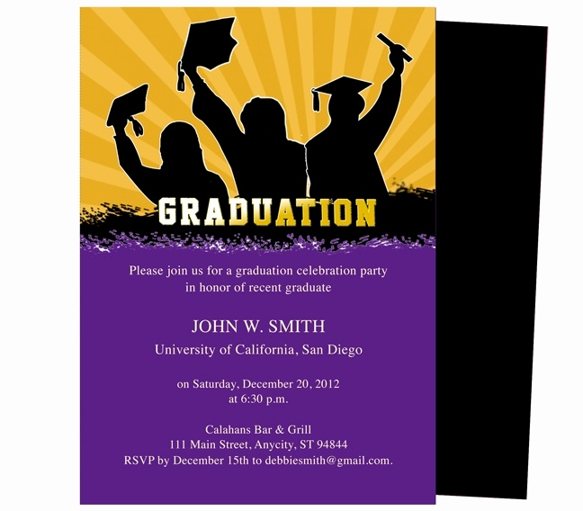 diy graduation invitation templates free