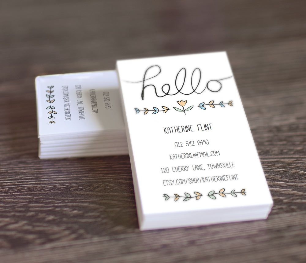 Diy Printable Business Cards Printable Word Searches