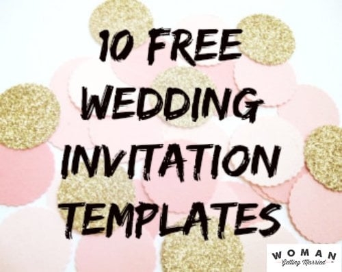 DIY Wedding Invitations Our Favorite Free Templates