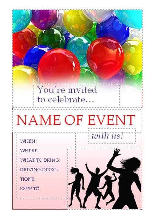 Do It Yourself Invitations Templates Invitation Design Blog