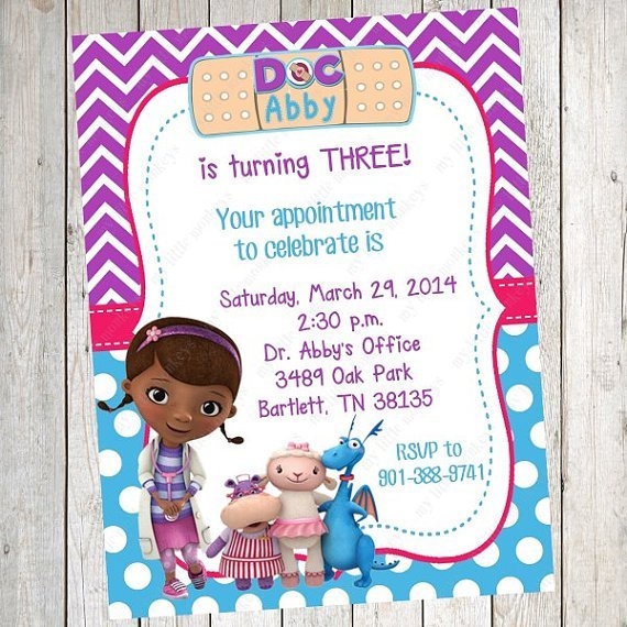 Doc Mcstuffins Invitations Free Printable