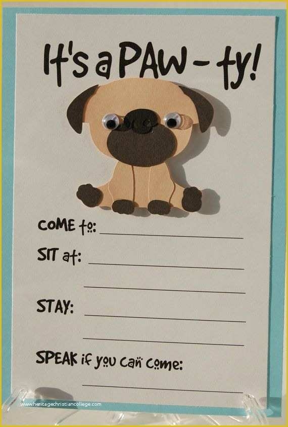 dog birthday party invitations templates free