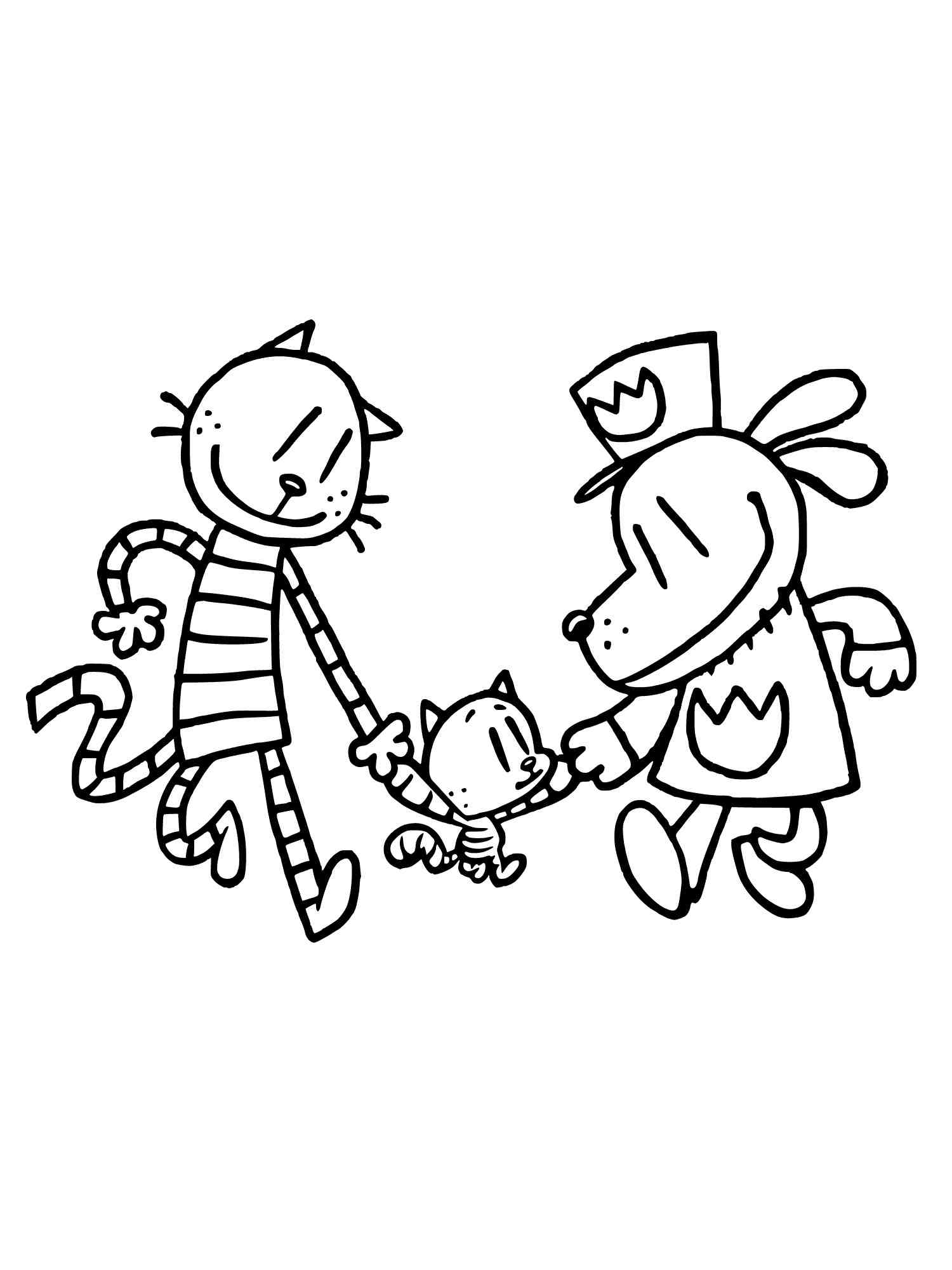 Dog Man 9 Coloring Page