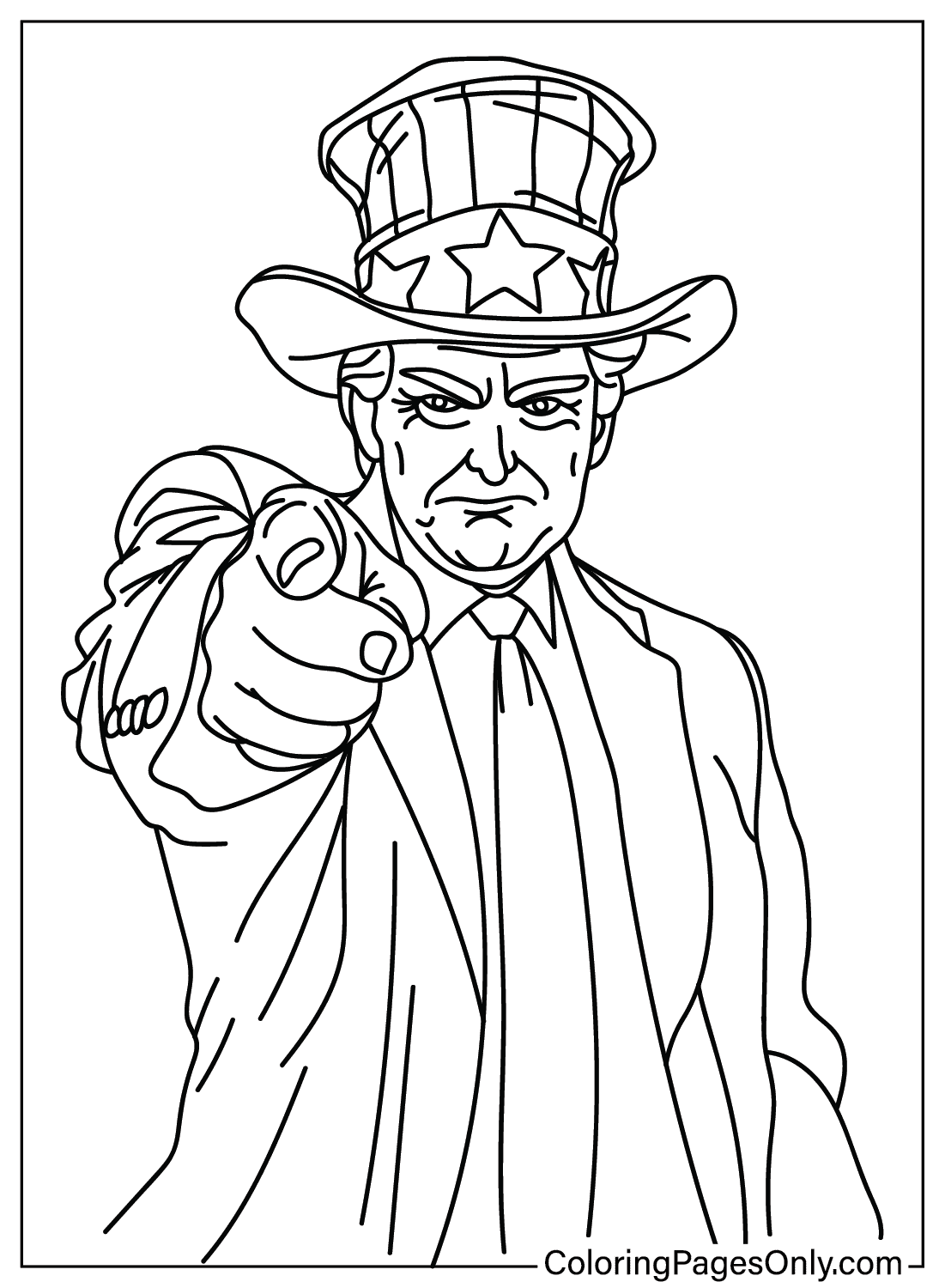 Donald Trump Coloring Page PDF Free Printable Coloring Pages