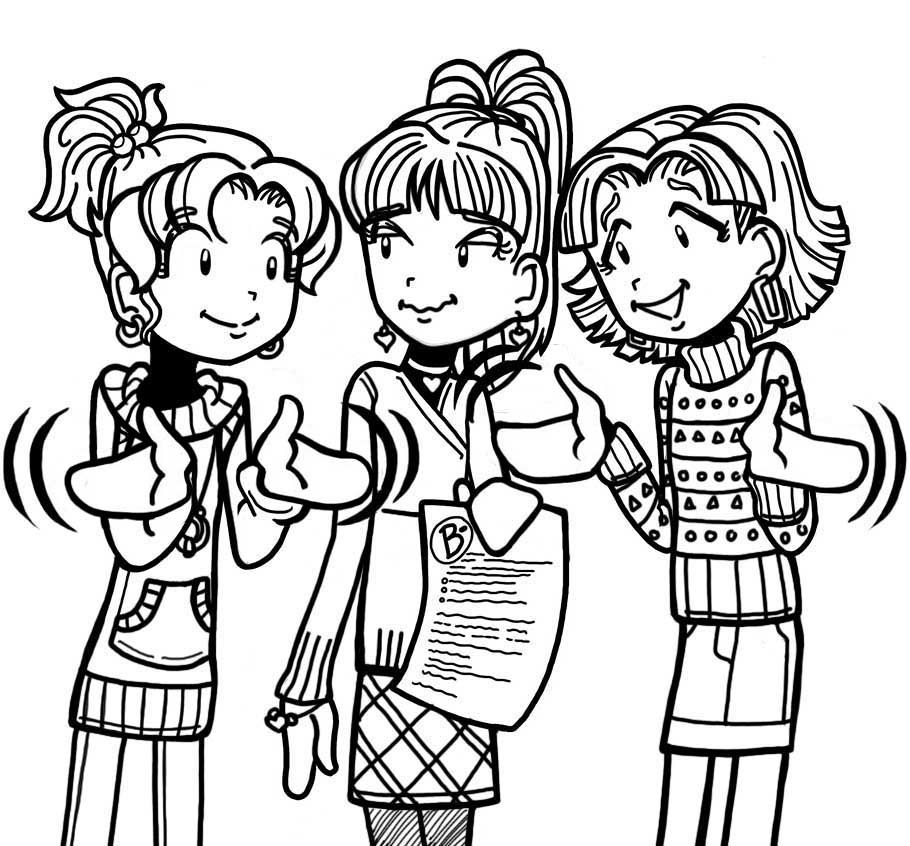 Dork Diaries Coloring Pages