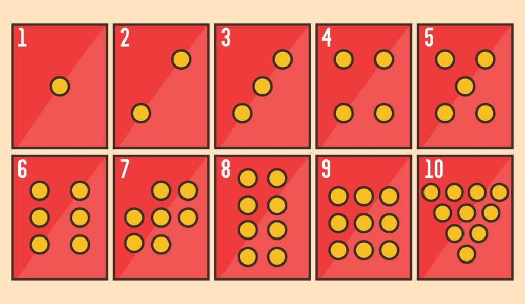 Dot Cards 1 20 5 Free PDF Printables Printablee Dot Cards