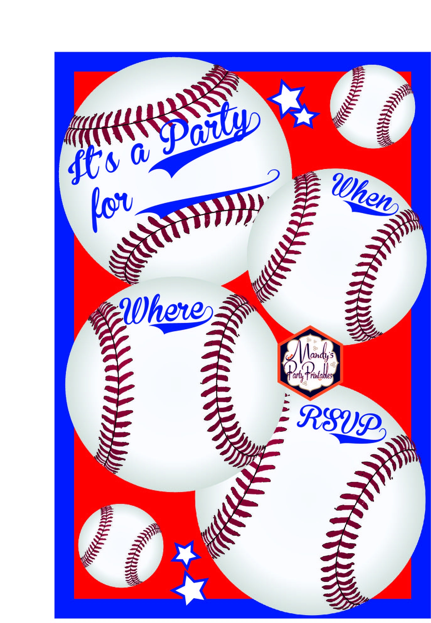 downloadable baseball invitation template free