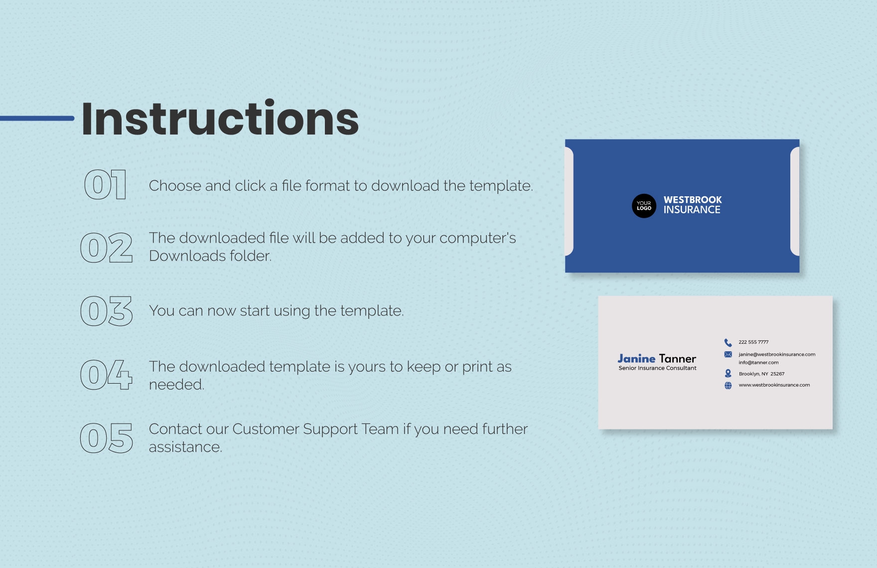 Downloadable Business Card Template In Word Google Docs InDesign 