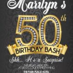 Downloadable Editable 50Th Birthday Invitation Templates Free