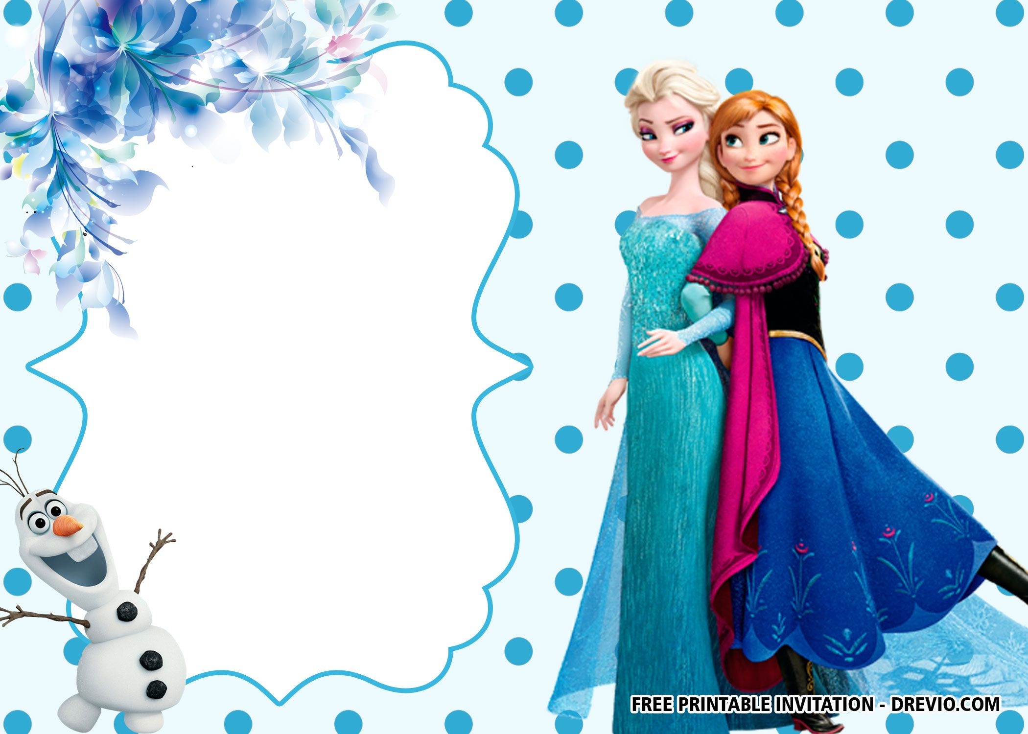 Downloadable Frozen Invitation Template Birthday Wishes