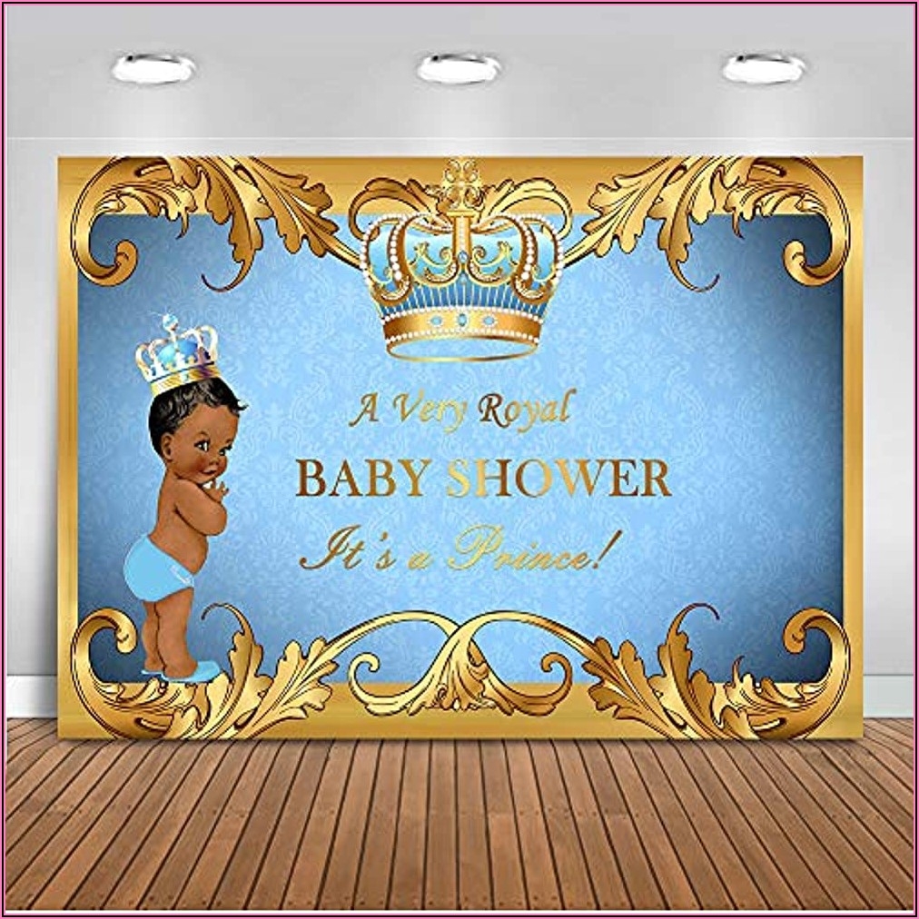 Downloadable Royal Prince Birthday Invitation Template Free 
