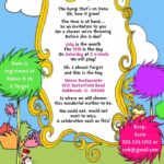 Dr Seuss Invitation Template