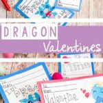 Dragon Valentine Cards Print And Cut Project Printable Templates