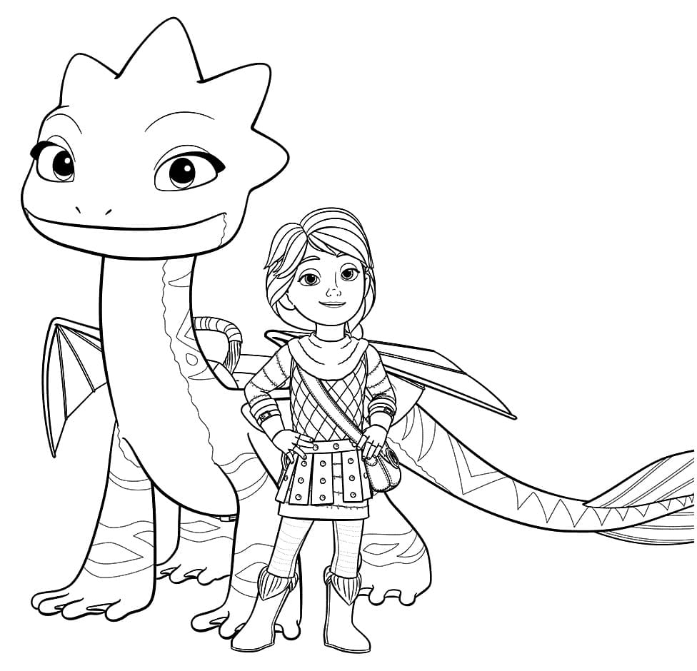 free coloring pages of dragons