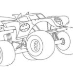 Drawing Monster Truck Coloring Pages With Kids