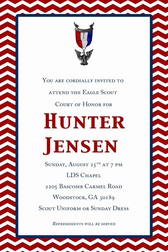 eagle scout invitation template free