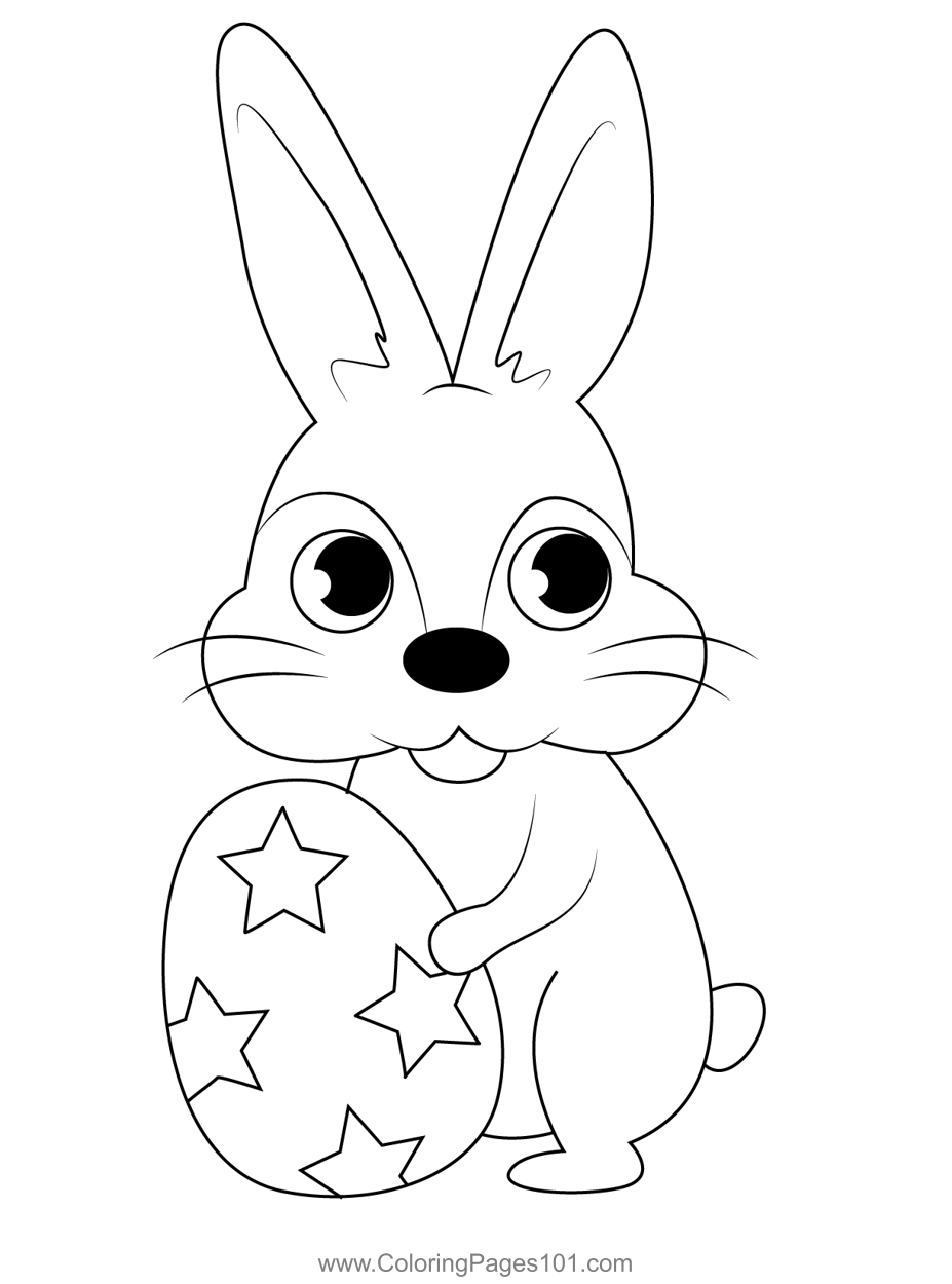free coloring pages bunny