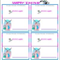 Easter Bunny Place Cards