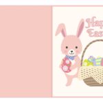 Easter Cards To Color 10 Free PDF Printables Printablee