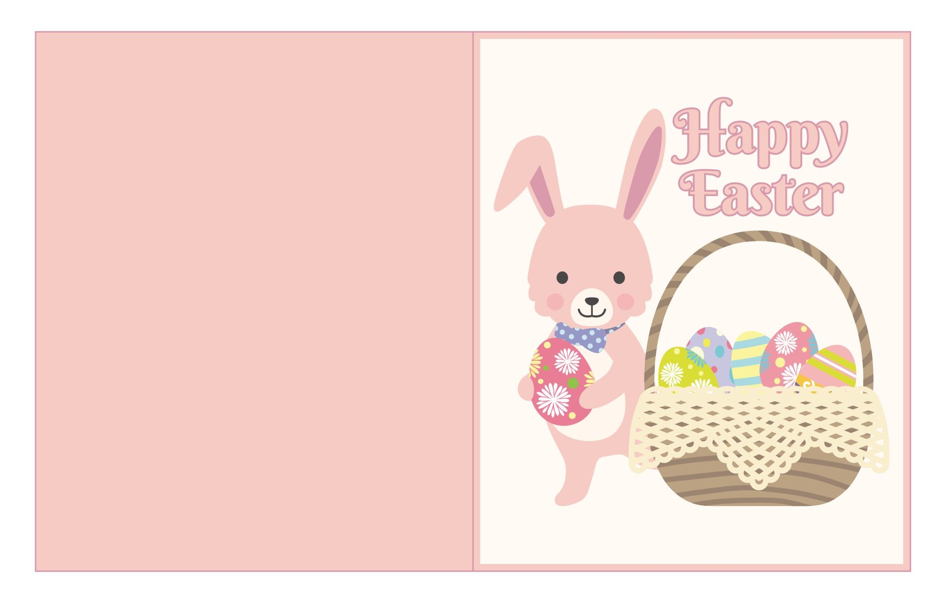Easter Cards To Color 10 Free PDF Printables Printablee