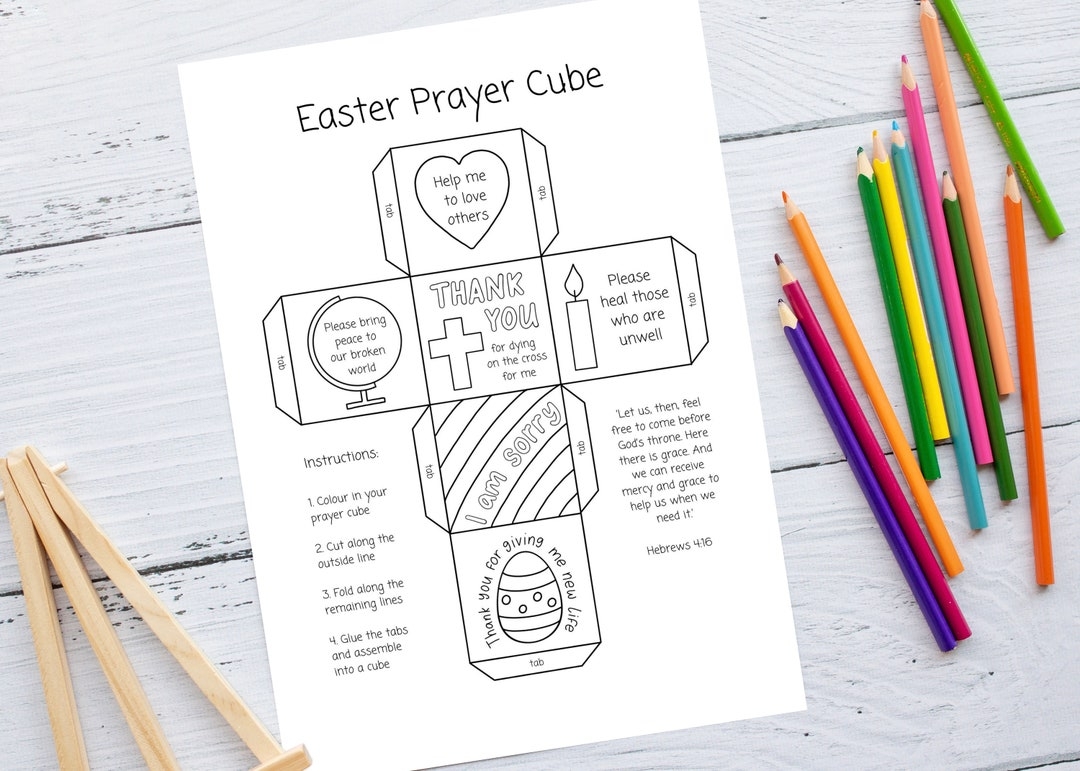 printable easter prayer cards
