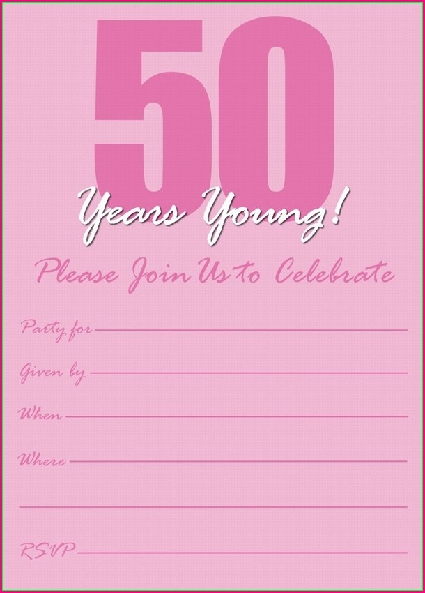 Editable 50th Birthday Invitations Templates Templates 2 Resume Examples