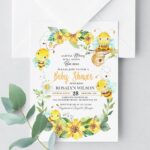 Editable Bee Invitation Template