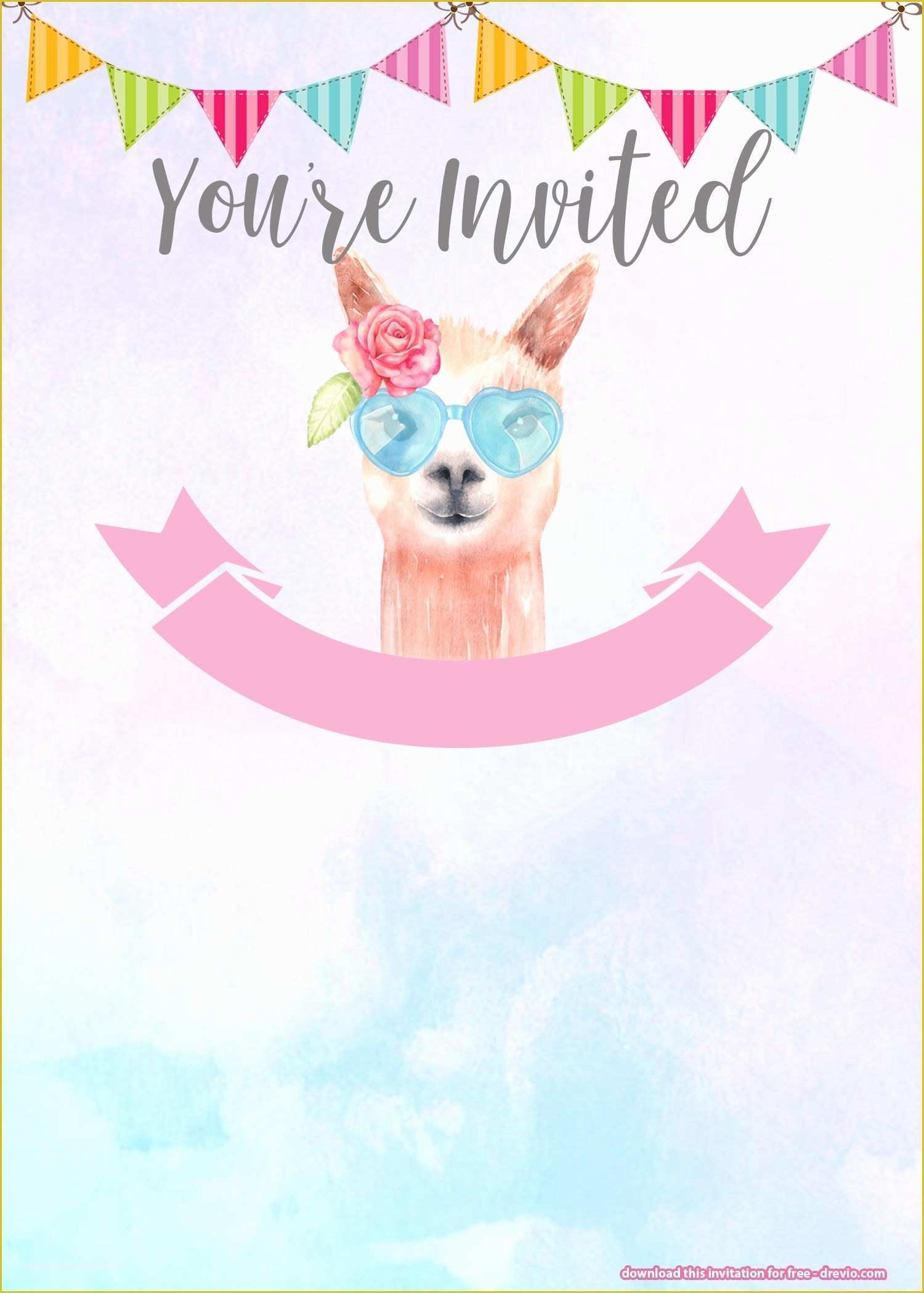 editable party invitation template