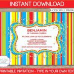 Editable Birthday Invitations Templates Free Of Candyland Party