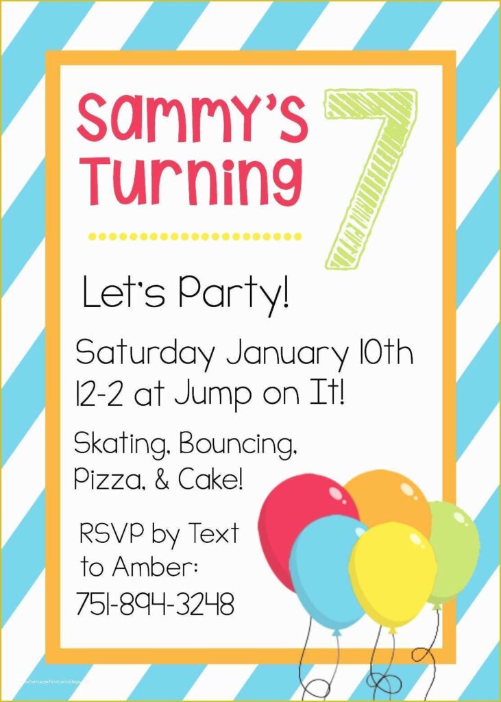 Editable Birthday Invitations Templates Free Of Free Printable Birthday