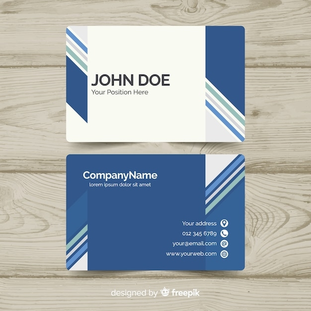 printable editable business card template