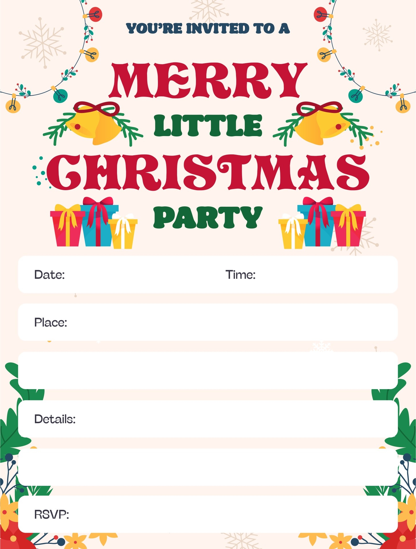 editable party invitations templates free