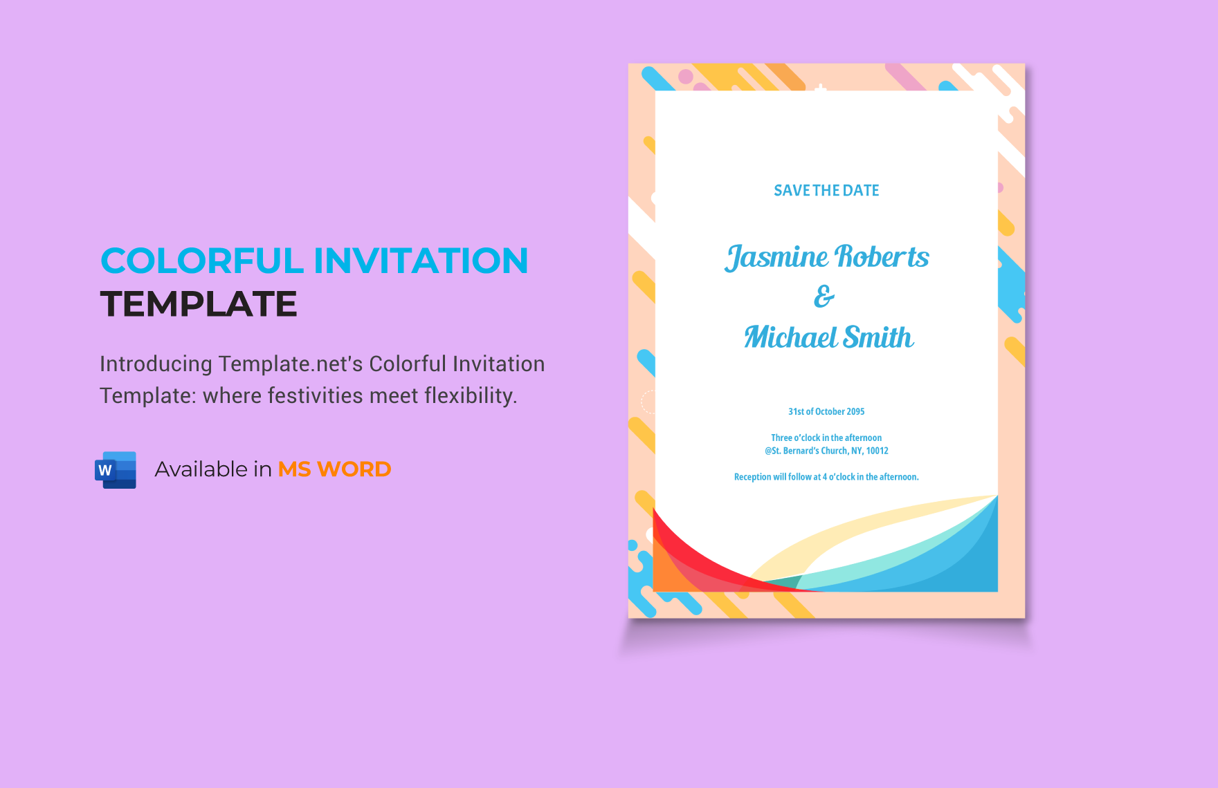 Editable Colorful Templates In Word To Download