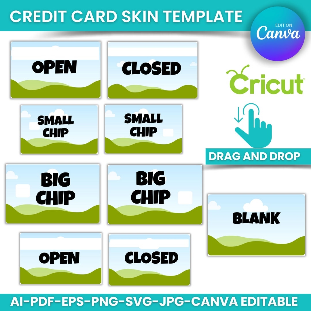 Editable Credit Card Template Credit Card Skin Template Debit 