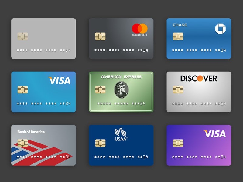 Editable Credit Card Template
