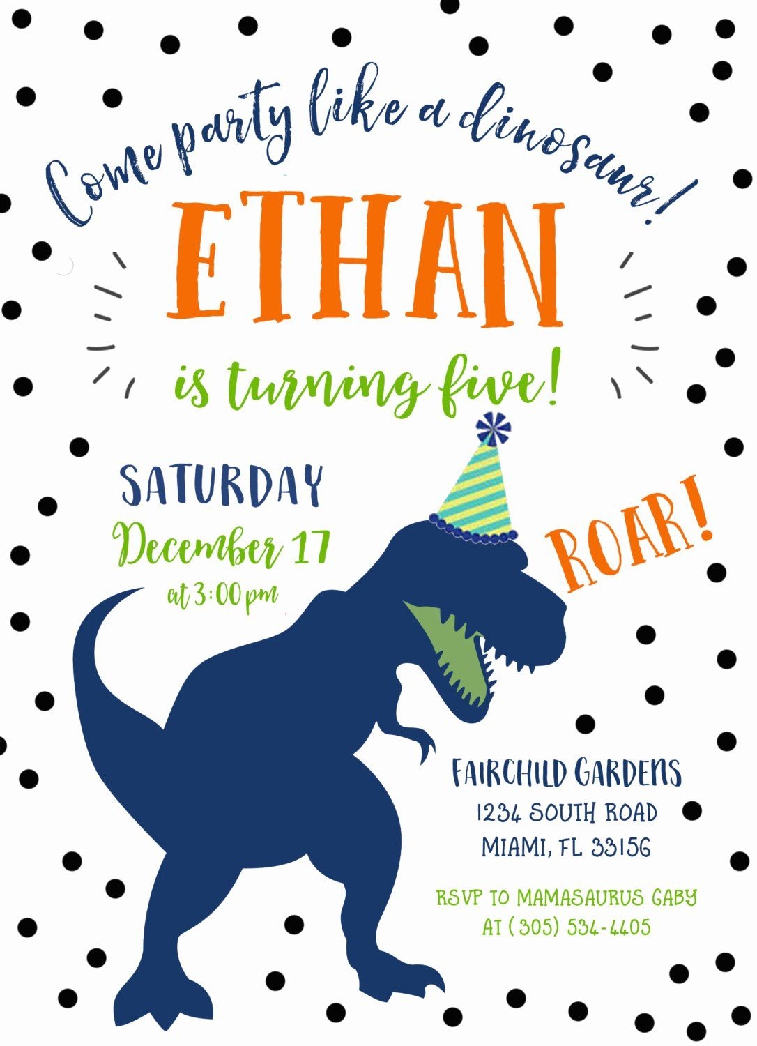 Editable Dinosaur Birthday Invitations Templates Free Dev 