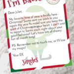 Editable Elf Letter Printable Letter From Elf Canva Template