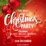Editable Free Christmas Invitation Templates Word