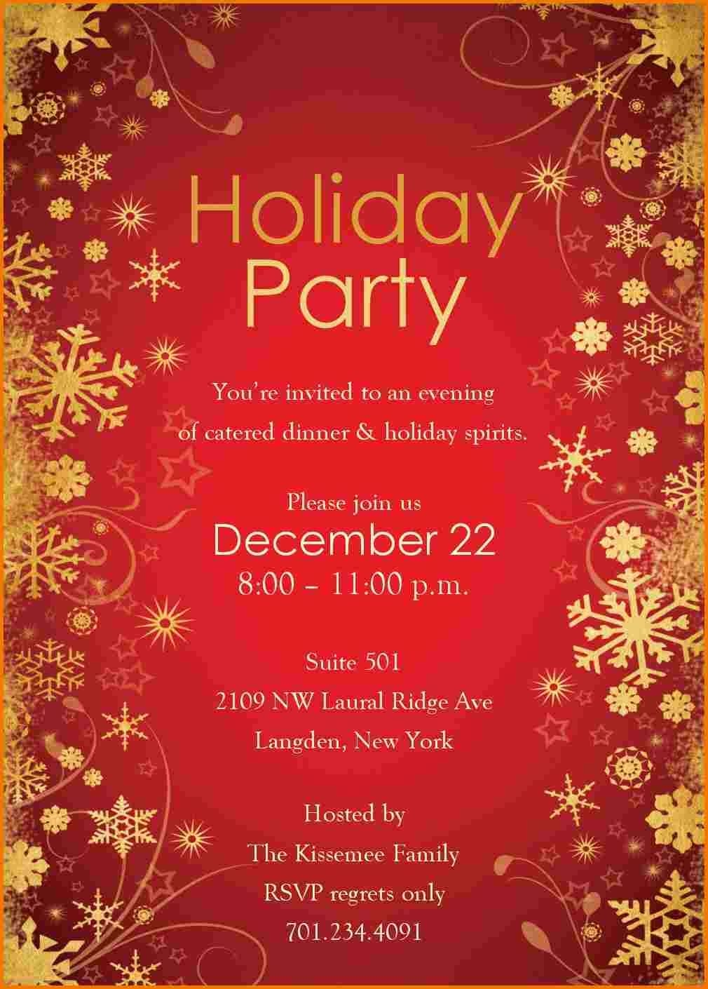 editable free christmas invitation templates word