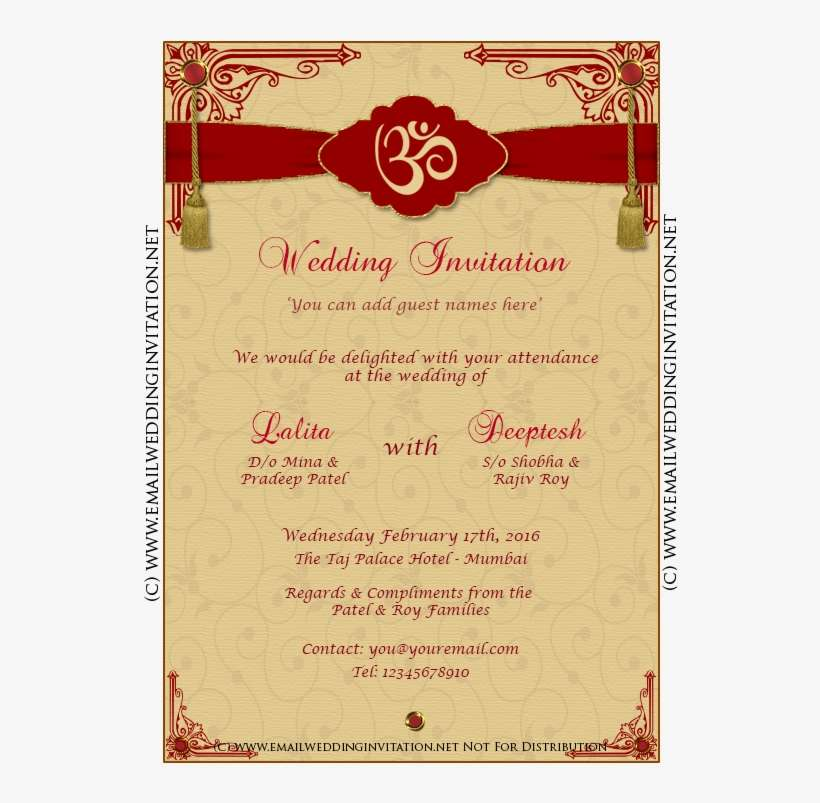 editable indian wedding invitation templates