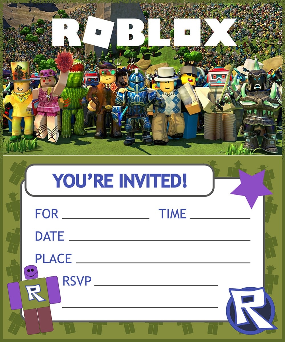 editable roblox invitation template