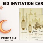 Eid Invite Eid Party Invitation Editable Elegant Eid Party Invite