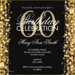 Elegant Birthday Invitation Templates Free Of Elegant Birthday Party