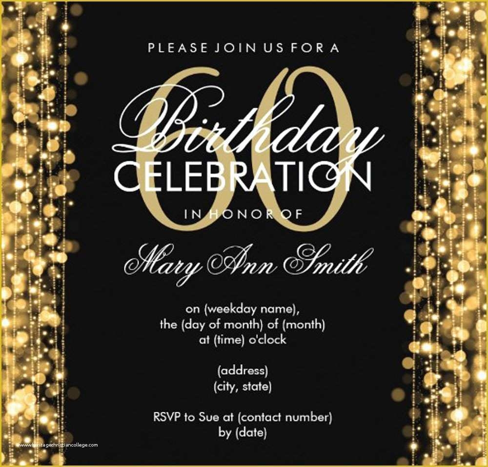 Elegant Birthday Invitation Templates Free Of Elegant Birthday Party