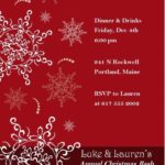 Elegant Christmas Party Invitation Template SampleTemplatess
