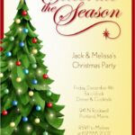 Elegant Christmas Party Invitation Templates