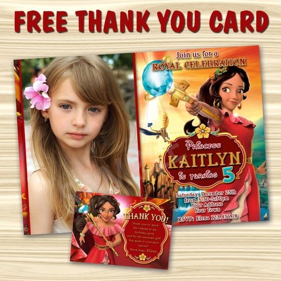 Elena Of Avalor Invitation Princess Elena Invitation Diy Princess 